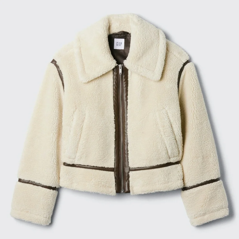 GAP Relaxed Sherpa Coat - Picture 3 of 7